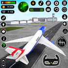 Pilot Penerbangan Pesawat 3D ikon