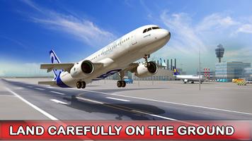Flaying Airplane Real Flight Simulator 2019 الملصق