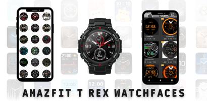 Amazfit t rex smartwatches poster