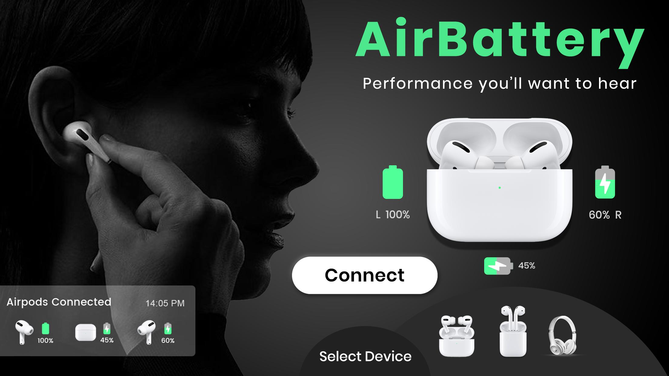 Айр андроид. Air pods Pro Battery.