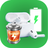 Batteriestatus der Airpods Zeichen