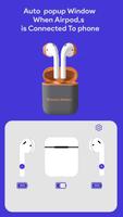 مستوى حالة بطارية Airpods تصوير الشاشة 1