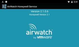 1 Schermata AirWatch Service for Honeywell