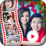 Christmas Photo to Video Edit icône