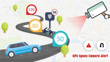 Radars en France: Trouver Routes et Speedtrap Affiche