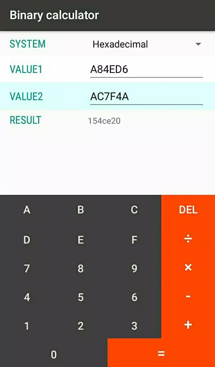 Descarga de APK de Calculadora de sistema binario para Android