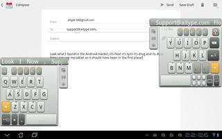 Clavier gratuit pour tablette Affiche