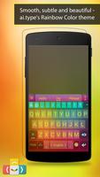 ai.type Rainbow Color Keyboard Affiche