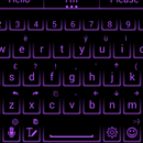 Theme for AI.type Neon Purple APK