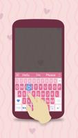 ai.keyboard My Baby Girl theme captura de pantalla 1