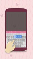 ai.keyboard My Baby Girl theme captura de pantalla 3