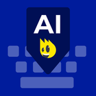 Blue AI Keyboard icon