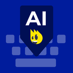 Blue AI Keyboard icon