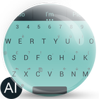 AI Keyboard Theme Droid Inv icône