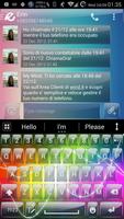 AI Keyboard Theme Electric plakat