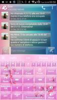 AI Keyboard Theme Glass Flower captura de pantalla 3