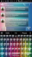 AI Keyboard Theme GlassRainbow screenshot 2