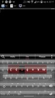 AI Keyboard Theme Glass Red screenshot 2