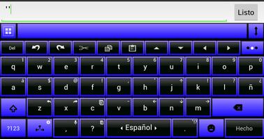 THEME AI TYPE BLACK BLUE screenshot 2