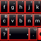 THEME AI TYPE BLACK RED GLASS icône