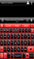 THEME AI TYPE BLACK RED GLASS تصوير الشاشة 1