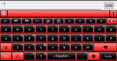 THEME AI TYPE BLACK RED GLASS screenshot 2