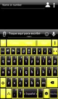 THEME AI TYPE BLACK YELLOW poster