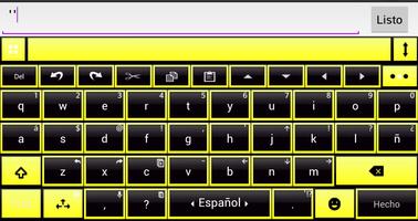 THEME AI TYPE BLACK YELLOW screenshot 1
