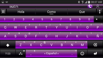 THEME FOR AI TYPE BLACK PURPLE screenshot 3