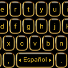 THEME FOR AI TYPE  BLACK GOLD icon