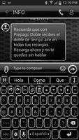 THEME FOR AI TYPE SILVER BLACK screenshot 1