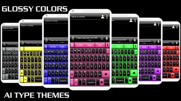 THEME AI TYPE BLACK PURPLE GLS poster