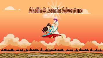 Aladdin and Jasmine Adventure Poster