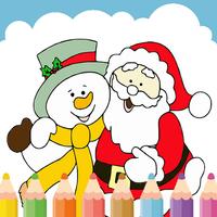 Christmas Coloring Book पोस्टर