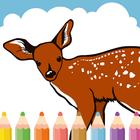 Deer Coloring Book-icoon