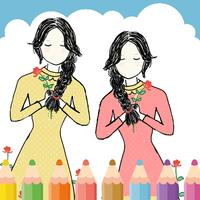 Elsa and Anna Coloring Book تصوير الشاشة 2
