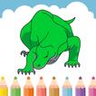 Komodo Dragon Coloring Book