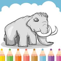 Mammoth Coloring Book screenshot 1