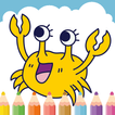 Mr Crab Coloring Book