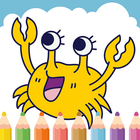 Mr Crab Coloring Book icône