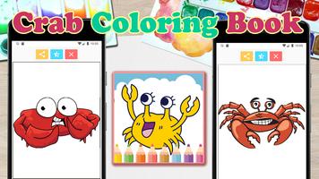 Mr Crab Coloring Book Affiche