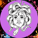 Tattoo Medusa Coloring Book APK