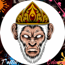 Tattoo Monkey Head Coloring APK