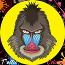 Tattoo Baboon Coloring Book APK