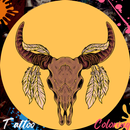 Tattoo Cow Coloring Book APK