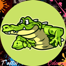 Tattoo Crocodile Coloring Book APK