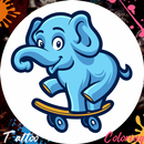 Tattoo Elephant Coloring Book APK