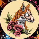 Tattoo Fox Coloring Book APK