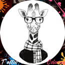 Tattoo Giraffe Coloring Book APK