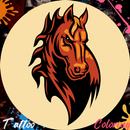 Tattoo Horse Coloring Book APK